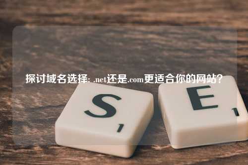 探讨域名选择: .net还是.com更适合你的网站？