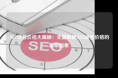 .NET域名价格大揭秘：全面解析.NET域名价格的影响因素