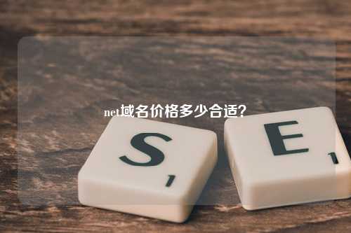 net域名价格多少合适？